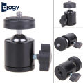 ALOGY Mini Ball Head Screw Mount for DSLR Camera Tripod Ballhead Stand 1/4" 360 Swivel - Metal. 