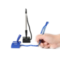 1pc Table Holder Ball Point Pen Desk Pen Pen with holder 0.7 mm - Blue. 