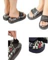 Black Foot Massager Slippers. 