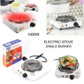 Single electric stove hot plate. 