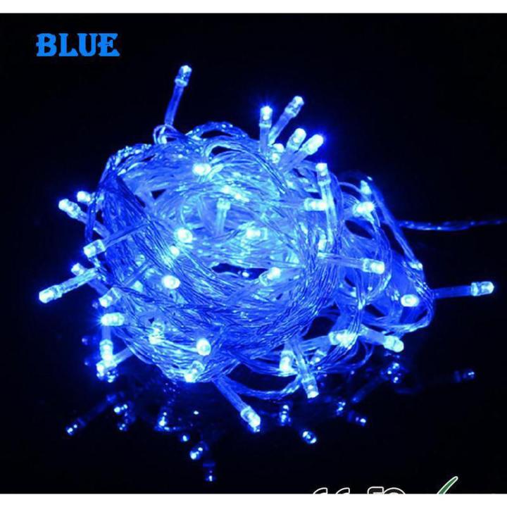 20 ft Blue Fairy Light for Decoration Electricity Operated - for Birthday Party Eid Wedding Christmas Function Home Garden LED Decoration