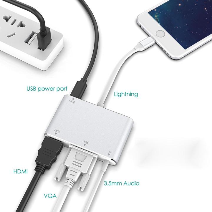 IPhone%20IPad%20To%20HDMI%20VGA%20Adapter,Lightning%20To%20HDMI%20Adapter%20Converter%20Cable%20For%20IPad%20Pro%20Mini%20Lightning%20Digital%20AV%20Adapter%20To%20VGA%20For%20IPhone%208%207%206%20TV%20Connector%20Projector%20-%20Image%207