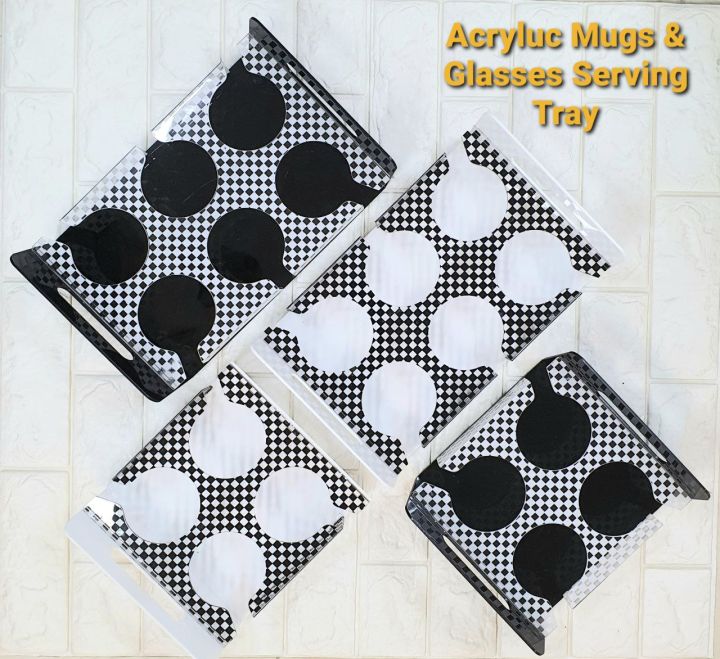 Imperial%20High%20Quality%206/4%20Rectangle%20Slot%20Tray,%20Cup%20Display%20for%20Kitchenware,%20Acrylic%20Glass%20Holder,%20Black/White%20One%20Size%20-%20Image%206