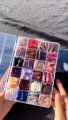 576 Pcs Box Colorful Artifical Nails Acrylic Full Cover Nail With Nail Glue | Fake Nails With Glue | Fancy Artifical Nails | French nails | Nails For girls In Multicolours. 
