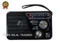 Portable 3 Bands (FM/AM/SW) Rechargeable Radio with USB/TF Music player. 