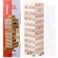 Jenga Wooden Blocks 54 pieces Jenga Numbers. 