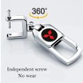 Mitsubishi Car Logo Keychain Creative Car Key Chain Alloy Metal Keyring. 