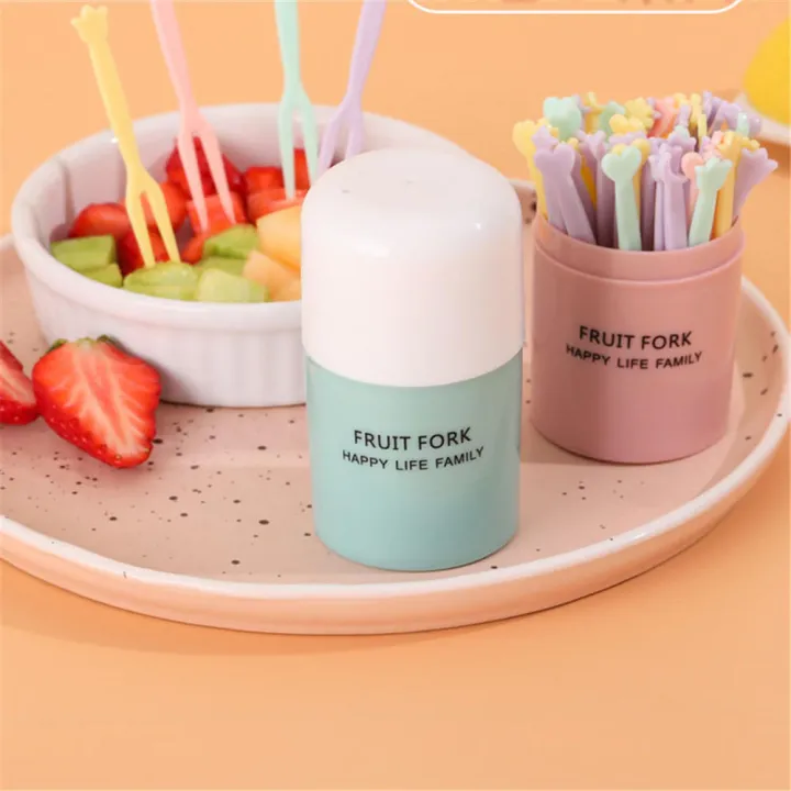 50Pcs/Set%20Cute%20Fruit%20Fork%20Candy%20Color%20Mini%20Fruit%20Picks%20Child%20Cartoon%20Plastic%20Household%20Snack%20Dessert%20Forks%20Bento%20Accessories%20-%20Image%203