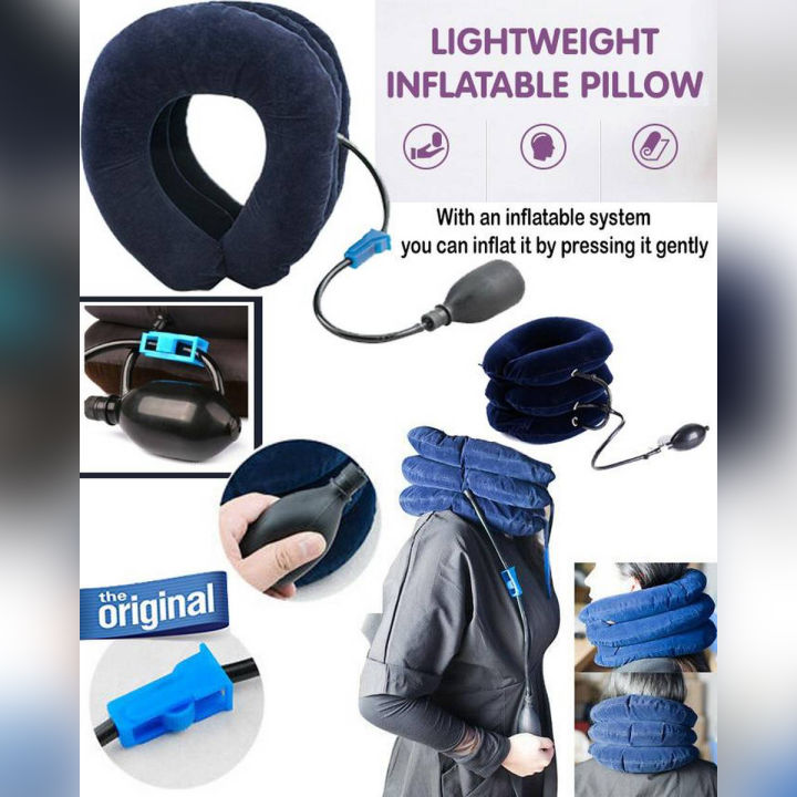 3 Layers Tractor Neck Rest Support Massagers Pillow