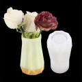 DIY Crystal Drip Concrete Home Decoration Rhombus Resin Vase Ornament Mold Flower Pot Mould Epoxy. 