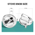 2Piece Gas Stove Knobs 5304525746 Range Replacement Knobs Replacement Parts Accessories Compatible for Gas Range Oven Stove. 