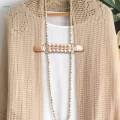 Sweater Clips Fastener Buckle Fashion Cardigan Link Chain Cardigan Clip Rose Gold. 