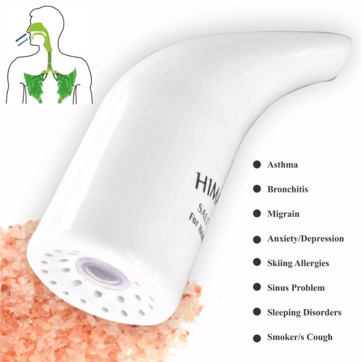 Himalayan Salt Inhaler Small Handheld and Portable Himalayan Salt ...