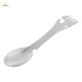 2pcs Lightweight Spoon Fork Multifuntional Spork - 7.1 x 1.4inch. 