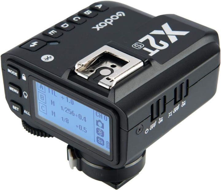 Godox X2T-S Wireless Flash Trigger, Bluetooth Connection, 1/8000s HSS, 5 Separate Group Buttons, for Sony Camera