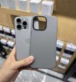 KZDOO Noble Collection Leather cover for iPhone 15 Pro Max Leather Case Original Quality Full Coverage Grey Titanium Natural Titanium. 