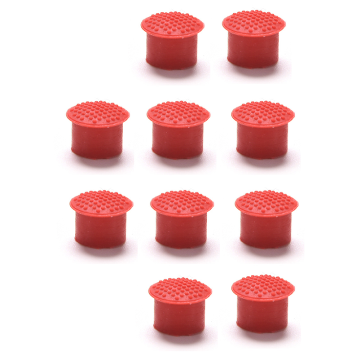 10Pcs Laptop Nipple Rubber Mouse Pointer Cap for Little TrackPoint Red Cap for Keyboard Trackstick