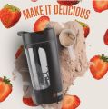 USB-Rechargeable Electric Shaker Bottle for Gym Shakes and More - Black Edition" UK IMPORT. 