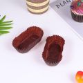 96Pcs Disposable Oval Eclair Cupcake Muffin Paper Liner Baking Cups - Multicolor. 