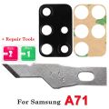 2set For Samsung Galaxy A10 20 30 40 50 70 A10S A20S A21S A31 A41 A51 A71 M21 M30S M31 M31S M51 Back Camera Glass Lens + Sticker. 