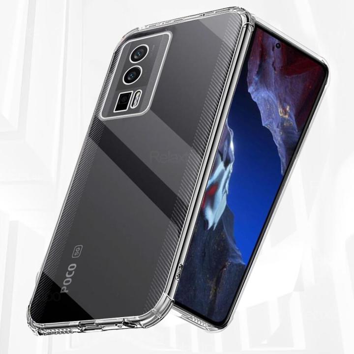 For Xiaomi Redmi K60/K60 Pro/Poco F5 Pro 5G Transparent Airbag Anti-Drop Phone Case for Mi Redmi K60 K60 Pro Poco F5 Pro Soft Silicone All-inclusive Phone Back Cover