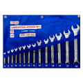 14 Pcs Combination Wrench Set 6-32mm Open End Ring Spanner. 