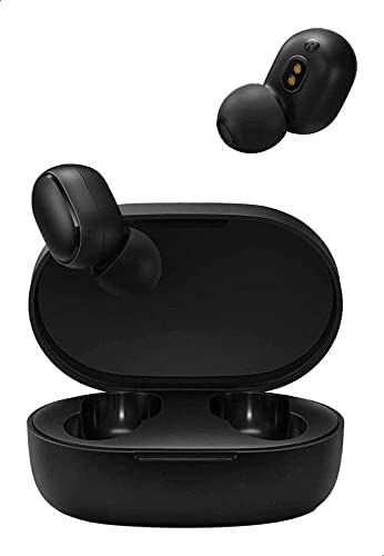 Xiaomi Mi Redmi Airdots Tws Bluetooth Dsp Active Noise Cancellation Earphone Stereo Bass Bluetooth 5.0 Headphones With Mic Handsfree Earbuds Ai Control With Charging Cable Gift