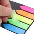 Transparent Sticky Note (Paper Flag) 5 Colours Prompt,Arrow Shape Sticky notes Sticky Notes Flag Multi Color Index Tabs Adhesive Strips Writeable Labels  sticky note cute. 
