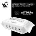 (Pack of 3) WBM Soft Makeup Remover Wipes - 25 Sheets | Wet Wipes For Face. 