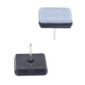 20Pcs Chair Glides Furniture Sliders PTFE Easy Moving Pads Square with Feet Protector for Hardwood Floor. 