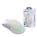 XTRIKE ME GM209W RGB Gaming Mouse 8000 DPI Wired Optical Mouse Lightweight Honeycomb Design Ambidextrous Gaming Mouse White for PC Laptop. 