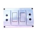 Electric Extension Board Wall Mount | High-Quality PVC Box & Fiber Sheet | Piano Switch Sockets (4 Points) | Durable, Safe Power Outlet for Home & Office | Efficient & Reliable Power Supply with Compact Design. 