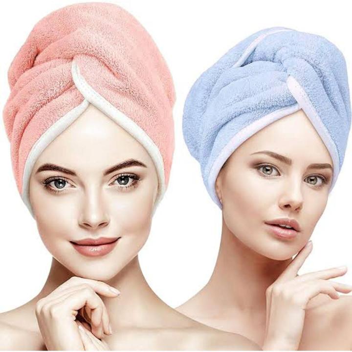 Rapid Hair Drying Towel Womens Girls Lady Shower Absorbent Microfiber Quick Dry Hair Hat Cap Turban Head Wrap Bathing Daraz.pk