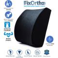 FixOrtho BackCare Lumbar Seat Cushion for Car Seat & Office Chair - Spine Aligner. 