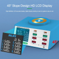 Charger with LCD Display 8 Ports for Mobile Phones Tablets Laptops Smart Fast Charging Tools RELIFE RL-309AW Dual QC3.0 USB. 