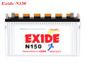 Exide Battery (New Series, N135, 6X130, N140, N150) 12 Volt - Deep Cycle Heavy Duty 12 Volts Recommended For, Ups Inverter and Solar Battery. 