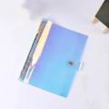 2024 A5 A6 A7 Transparent Notebook Cover Loose-leaf Ring Binder PVC Waterproof Clear Filing Products Folders Office School Stationery Myhappinessisyou. 
