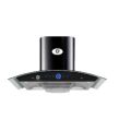 H.S Black Stainless Steel Kitchen Hood with LED Display - Chimney Size 27 Inch, 29.5 Inch and 35.5 Inch/. 