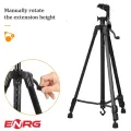 Energy - ENRG 3.5ft Mobile Phone Tripod Stand with Holder Portable for Live Stream Video,Vlogging,Tiktok Silver. 