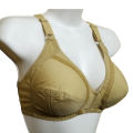 Best Quality Non Padded Bras for Women with Lace Decoration Casual Bras for Girls Adjustable Inner Wear Ladies Brassiere for C and D Cups Comfortable Brazzer in Beige 34 to 50 Size Bra Available Under Garments for Girls and Womens. 