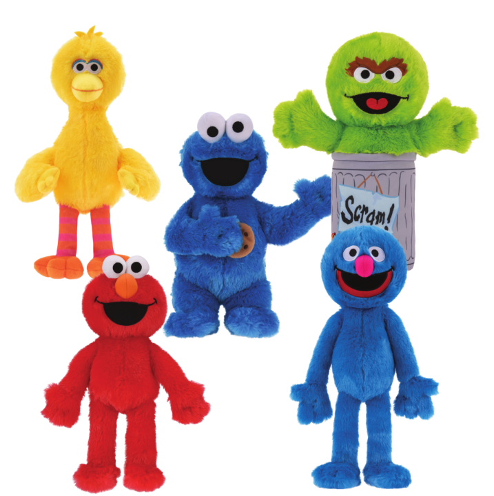 Sesame Street Elmo Cookie Monster Stuffed Toy
