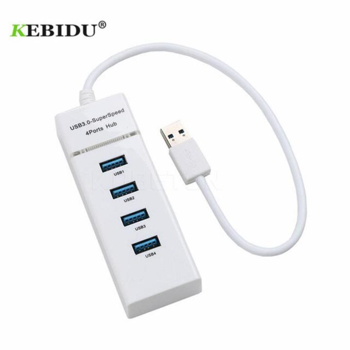 Kebidu Hi-Speed 4 Port Usb 3.0 Multi Hub Splitter Expansion 4 Ports ...