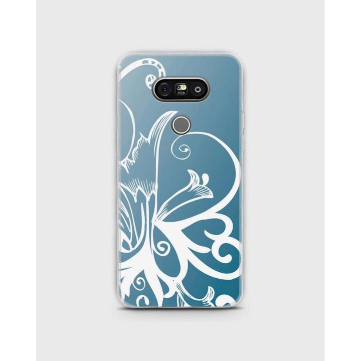 Lg G5 Cover In Hybrid Soft Case Cover Tpu Sky Blue Style - 1Cover2170-