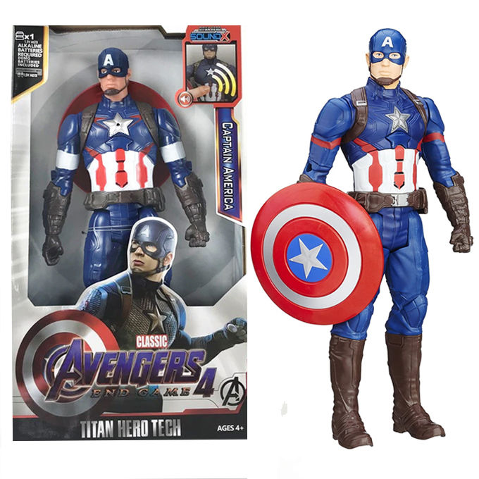 Avengers:%20Captain%20America%20Action%20Figure%20-%2011%20inches%20-%20Image%202