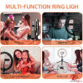26cm/36cm/45cm LED Selfie Ring Light By Zayraz 10 inch, Ring Light 18 inch + 7.5 ft Metal Stand Dimmable LED Ring Lamp Photo Video Camera Phone Light ring-light For Live YouTube Fill Light.. 