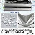 Heavy Duty Plastic Tarpal ,Silver , Made in Korea,100% Waterproof+Heatproof,Sun proof,UV-Stabilised.Perfect for house, garden, outdoor, camping and much more. 