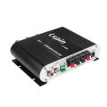 Car Channel Amplifiers Lvpin LP-838 Hi-Fi 2.1 Stereo Subwoofer Audio Bass Speaker Booster Connect With DVD Player Phone for Car. 
