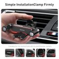 BASEUS Car Phone Holder, Universal Car Air-Vent Mobile Holder, 360-Degree Rotating Lateral Gravity Car Mount. 