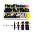 FLYEER Waterproof Connectors Kit Automotive Solder Wire Quick Connector Electrical in Car Wiring Auto Seal Socket 1-6 Pin Plug. 