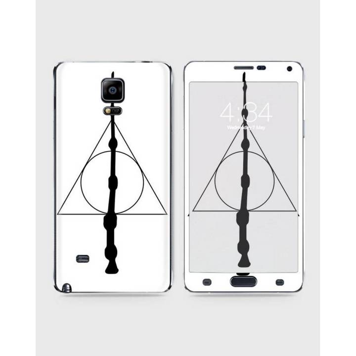 Samsung Galaxy Note 4 Skin Wrap  With Front Back And Sides Zauberstab Magisch-507